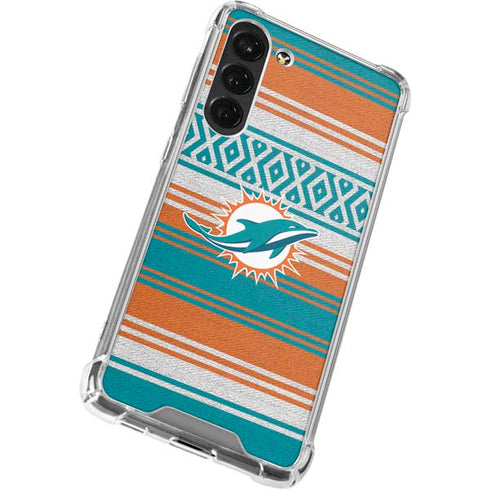 NFL Miami Dolphins Trailblazer Galaxy S23 Plus Clear Case