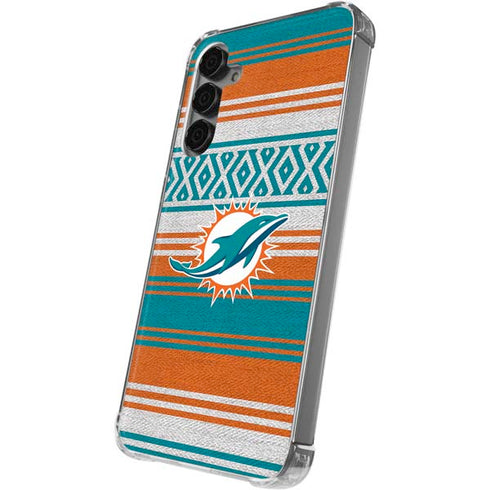 NFL Miami Dolphins Trailblazer Galaxy S24 Plus Clear Case