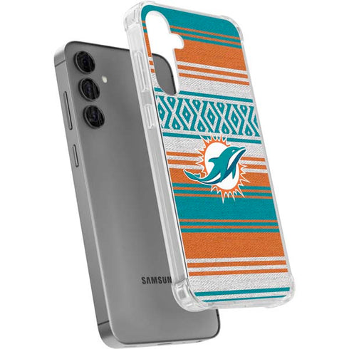 NFL Miami Dolphins Trailblazer Galaxy S24 Plus Clear Case