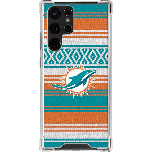 NFL Miami Dolphins Trailblazer Galaxy S24 Ultra Clear Case