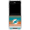 NFL Miami Dolphins Trailblazer Galaxy Z Flip5 5G Clear Case