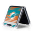 NFL Miami Dolphins Trailblazer Galaxy Z Flip5 5G Clear Case
