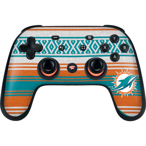NFL Miami Dolphins Trailblazer Google Stadia Controller Skin