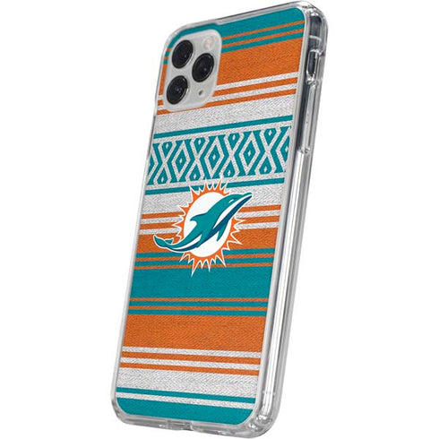 NFL Miami Dolphins Trailblazer iPhone 11 Pro Clear Case