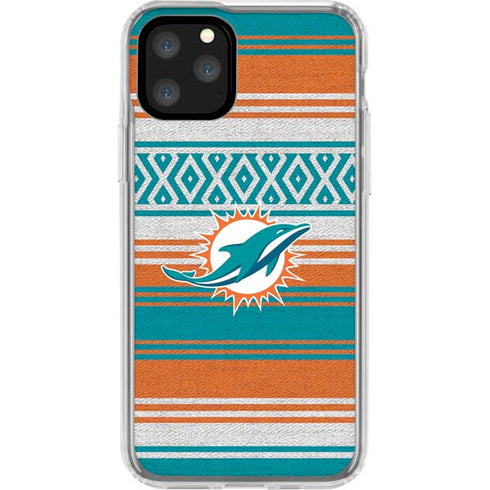 NFL Miami Dolphins Trailblazer iPhone 11 Pro Clear Case