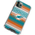 NFL Miami Dolphins Trailblazer iPhone 11 Pro Max Clear Case