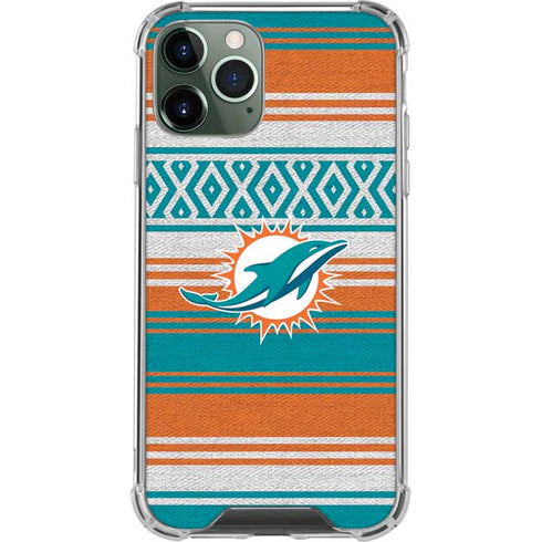 NFL Miami Dolphins Trailblazer iPhone 12 Pro Clear Case