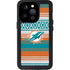 NFL Miami Dolphins Trailblazer iPhone 14 Pro Waterproof Case