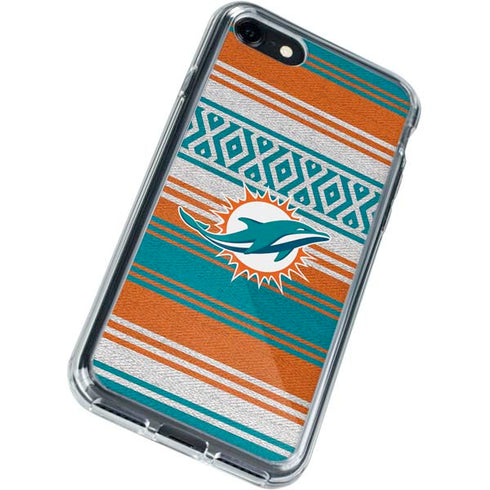 NFL Miami Dolphins Trailblazer iPhone SE (2nd & 3rd Gen) Clear Case