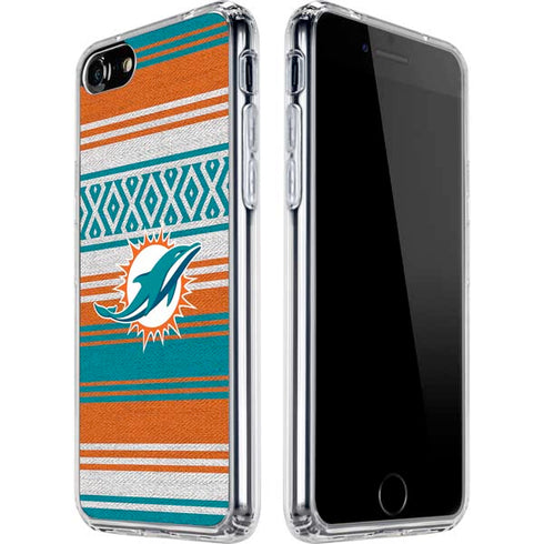 NFL Miami Dolphins Trailblazer iPhone SE (2nd & 3rd Gen) Clear Case