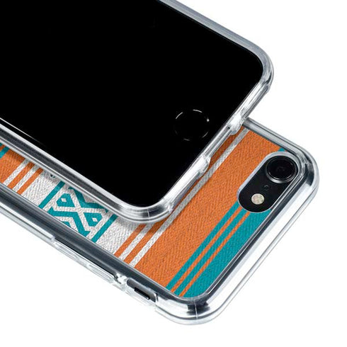NFL Miami Dolphins Trailblazer iPhone SE (2nd & 3rd Gen) Clear Case