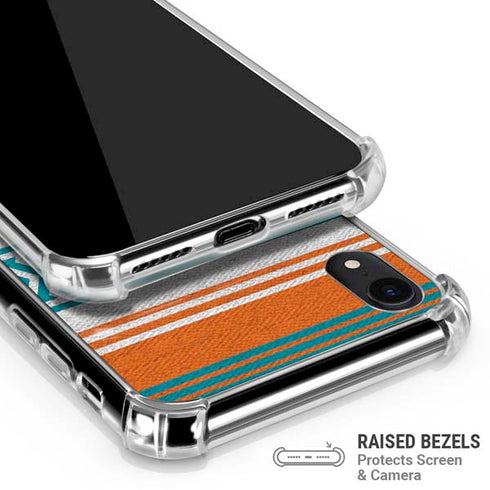 NFL Miami Dolphins Trailblazer iPhone XR Clear Case