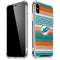 NFL Miami Dolphins Trailblazer iPhone XS Max Clear Case
