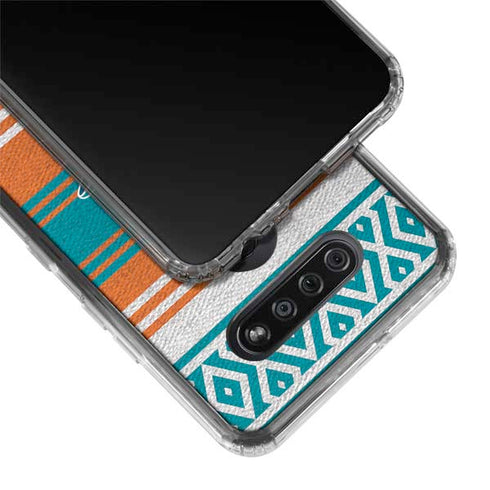 NFL Miami Dolphins Trailblazer LG K51/Q51 Clear Case