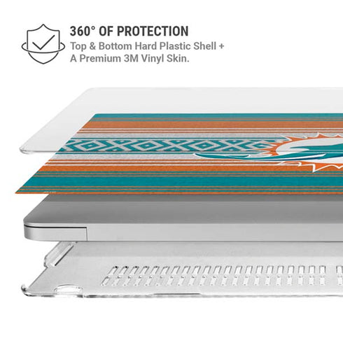 NFL Miami Dolphins Trailblazer MacBook Air 13in M1 (2021) Case plus Skin