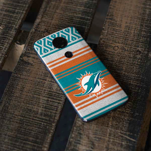 NFL Miami Dolphins Trailblazer Moto E5 Plus Skin