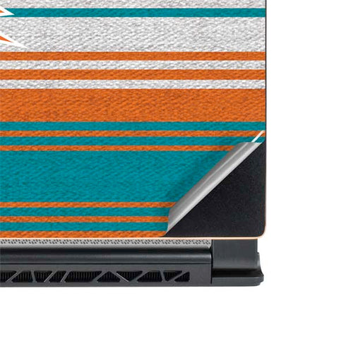 NFL Miami Dolphins Trailblazer MSI GS65 Stealth Laptop Skin