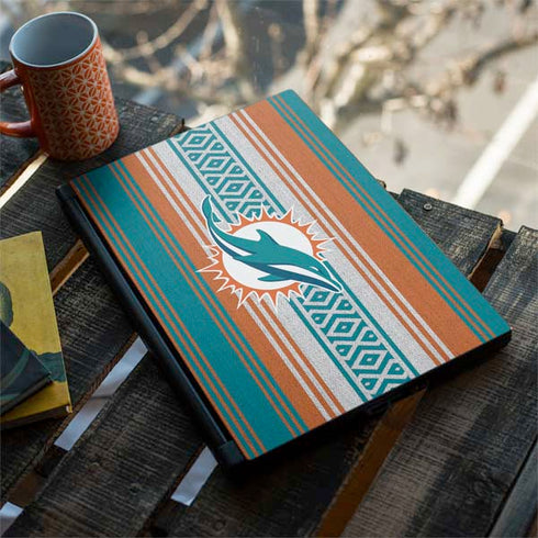 NFL Miami Dolphins Trailblazer MSI GS65 Stealth Laptop Skin