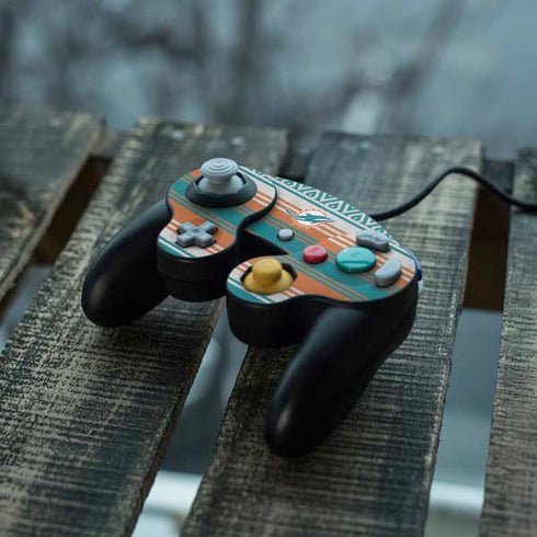 NFL Miami Dolphins Trailblazer Nintendo GameCube Controller Skin