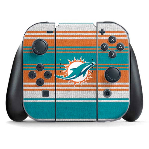NFL Miami Dolphins Trailblazer Nintendo Switch (2017-2021) Joy-Con Controller Skin