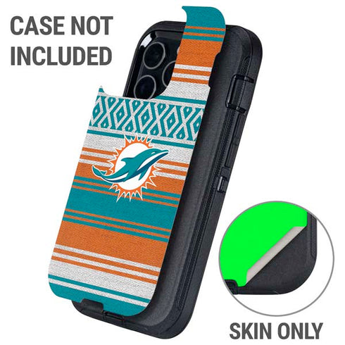 NFL Miami Dolphins Trailblazer Otterbox Defender iPhone Skin