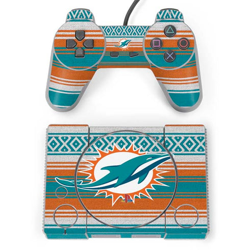 NFL Miami Dolphins Trailblazer PlayStation Classic Bundle Skin