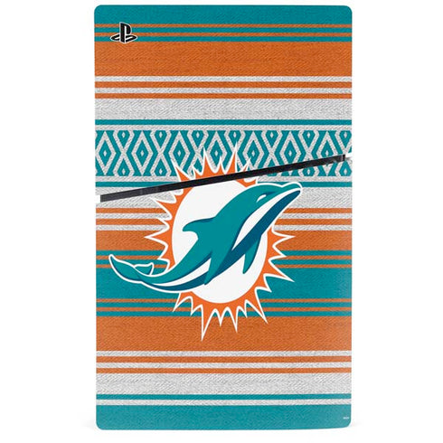NFL Miami Dolphins Trailblazer PS5 Slim Digital Edition Console Skin