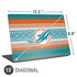 NFL Miami Dolphins Trailblazer Universal Laptop 15in (12.2 x 8.8in) Skin