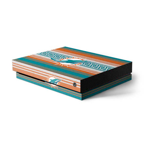 NFL Miami Dolphins Trailblazer Xbox One X Console Skin