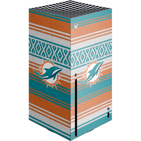NFL Miami Dolphins Trailblazer Xbox Series X Console Skin