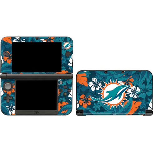 NFL Miami Dolphins Tropical Print 3DS XL 2015 Skin