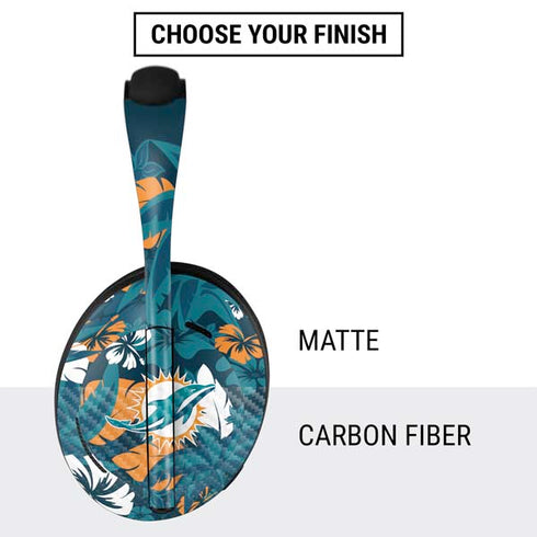 NFL Miami Dolphins Tropical Print Bose Noise Cancelling Headphones 700 Skin