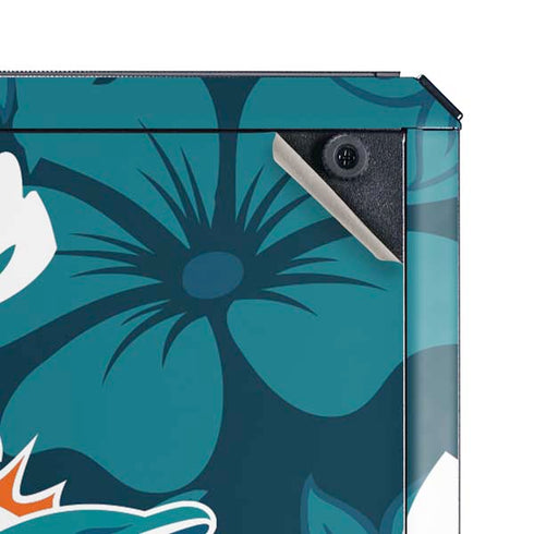 NFL Miami Dolphins Tropical Print Cooler Master MasterBox Q300L Mini Tower Skin