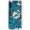 NFL Miami Dolphins Tropical Print Galaxy A10e Clear Case