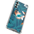 NFL Miami Dolphins Tropical Print Galaxy A15 5G Clear Case