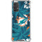 NFL Miami Dolphins Tropical Print Galaxy A32 5G Clear Case