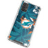 NFL Miami Dolphins Tropical Print Galaxy A32 5G Clear Case