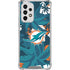 NFL Miami Dolphins Tropical Print Galaxy A53 5G Clear Case