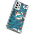 NFL Miami Dolphins Tropical Print Galaxy A53 5G Clear Case