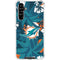 NFL Miami Dolphins Tropical Print Galaxy A54 5G Clear Case