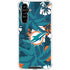 NFL Miami Dolphins Tropical Print Galaxy A54 5G Clear Case