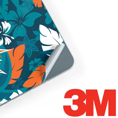 NFL Miami Dolphins Tropical Print Galaxy Book 12in Skin