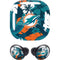 NFL Miami Dolphins Tropical Print Galaxy Buds Pro Skin