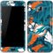 NFL Miami Dolphins Tropical Print Galaxy J3 Skin