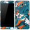 NFL Miami Dolphins Tropical Print Galaxy J7 Skin