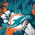 NFL Miami Dolphins Tropical Print Galaxy Note 8 Skin