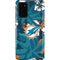 NFL Miami Dolphins Tropical Print Galaxy Note20 5G Pro Case