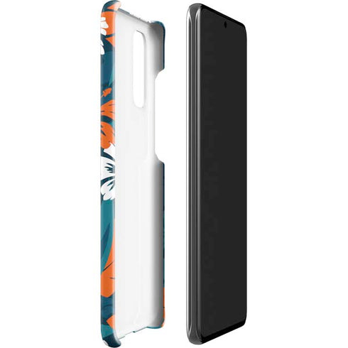 NFL Miami Dolphins Tropical Print Galaxy S20 Lite Case