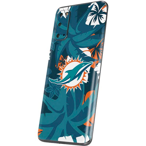 NFL Miami Dolphins Tropical Print Galaxy S20 Skin