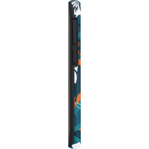 NFL Miami Dolphins Tropical Print Galaxy S20 Ultra 5G Pro Case